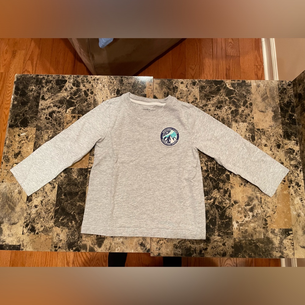 Janie & Jack Toddler Northern Lights Gray T-Shirt 3T - Picture 1 of 5